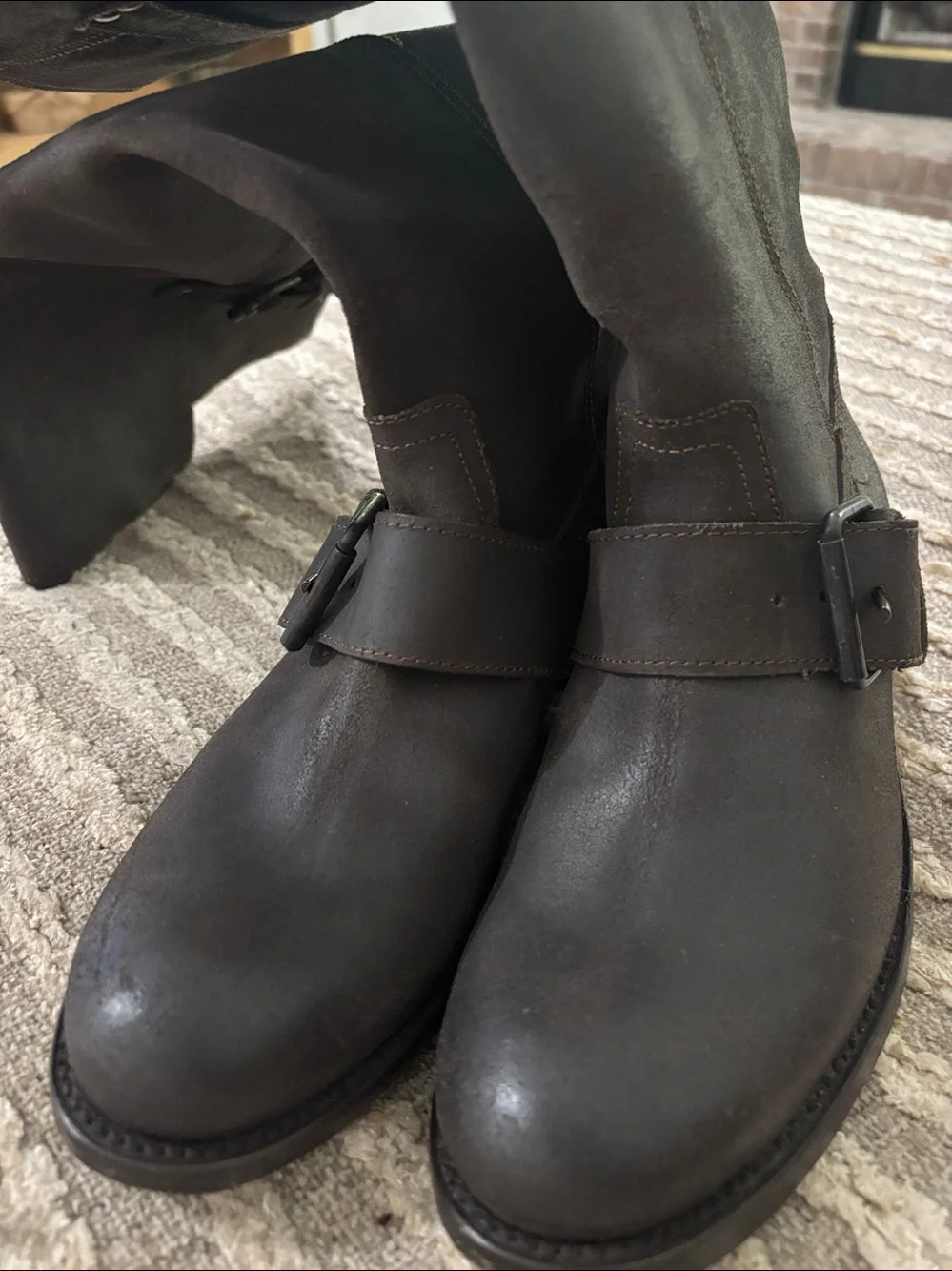 DV Dolce Vida Women's Dark Brown Knee-High Riding Boots Size 8